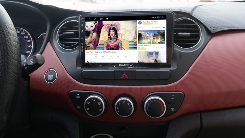 Màn hình DVD Android liền camera 360 xe Hyundai i10 2014 - 2020 | Elliview S4 Basic